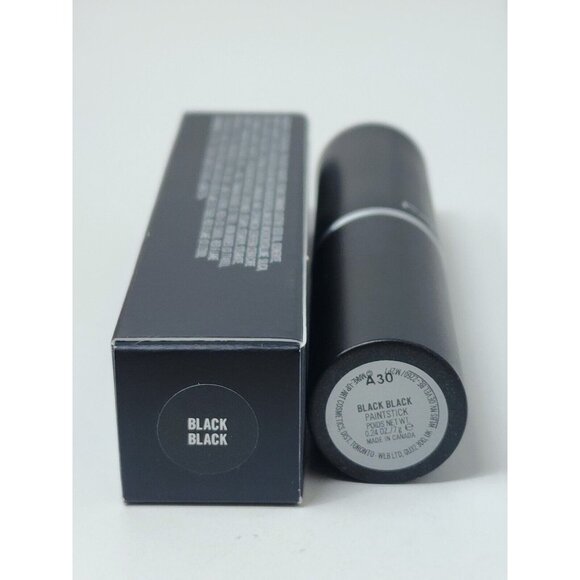 New MAC Paint Stick BLACK BLACK Costume Face Paint - Picture 2 of 3